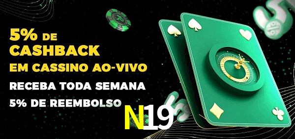 Promoções do cassino ao Vivo N19